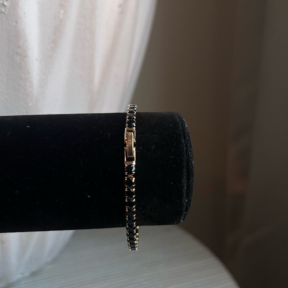 Black onyx tennis Bracelet - Picture 3 of 4